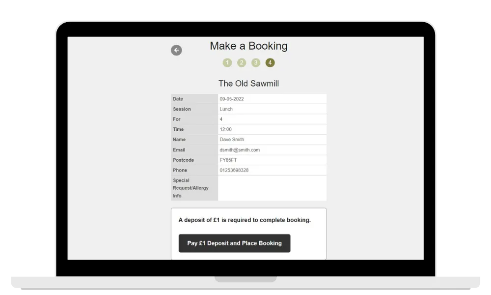 SV - Pub take deposits for table bookings - woman holding phone and credit card
